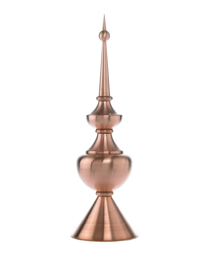Alexandra Finial (Medium) #ALXF-M - New England Copperworks, Inc.