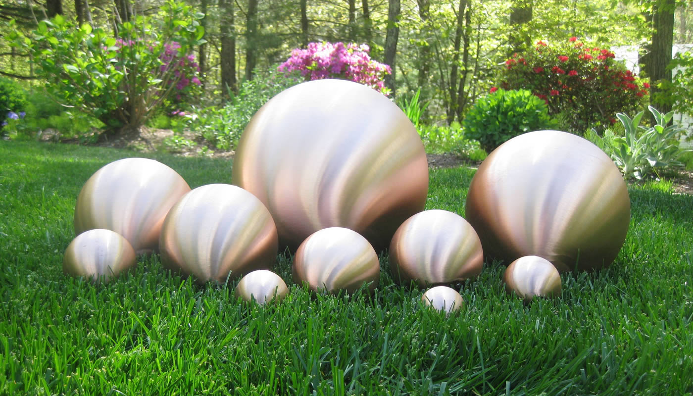 Copper Balls (Spheres) and Shells (Hemispheres)