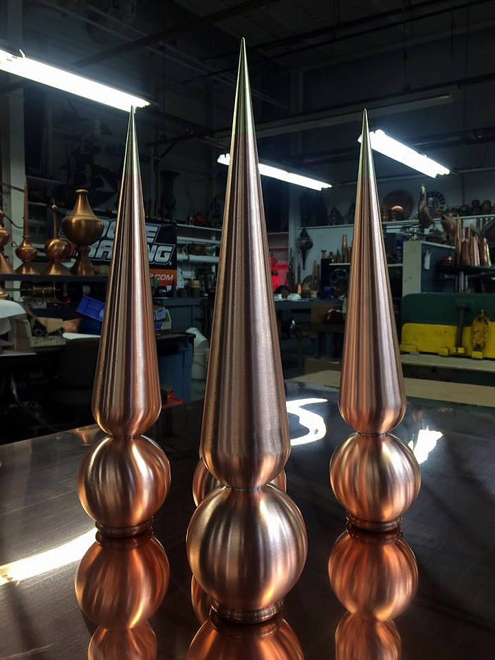 Copper Finials / Spires